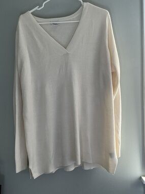 Plus Size White Sweater
